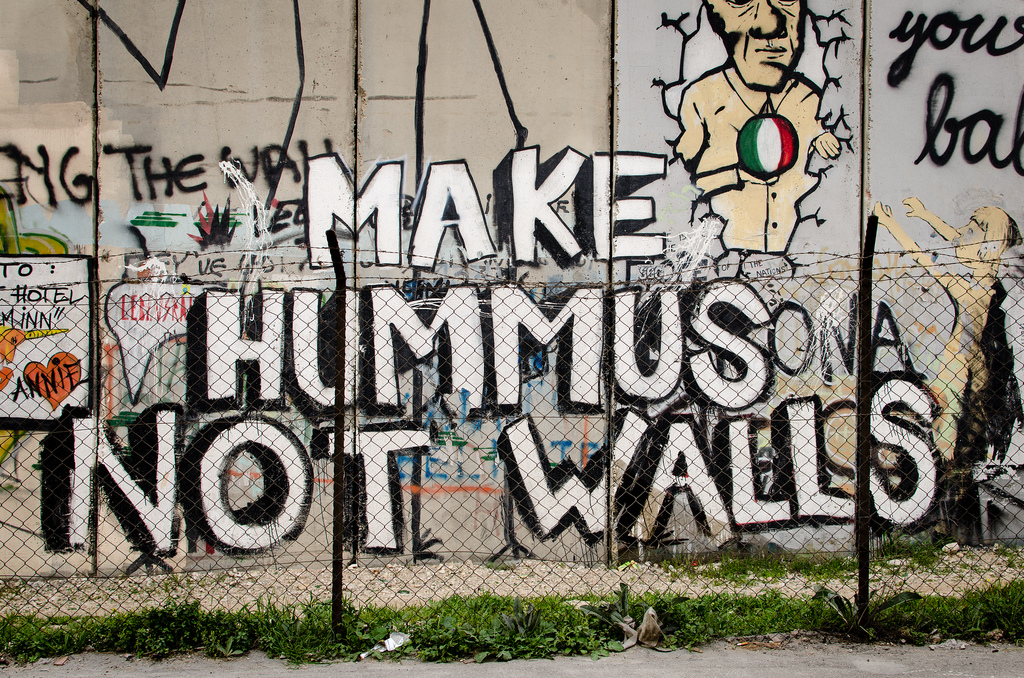Make Hummus Not Walls” – UNITED WORDS
